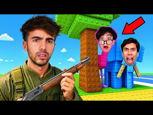 WE PLAYED HIDE AND SEEK IN ROBLOX