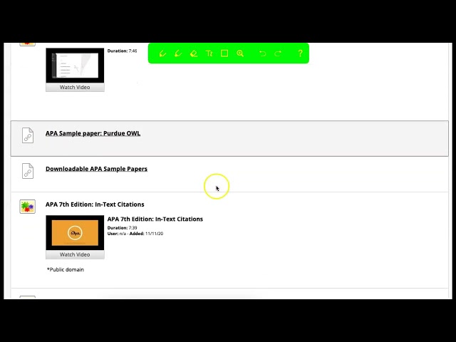 Module 4 APA overview check-in!