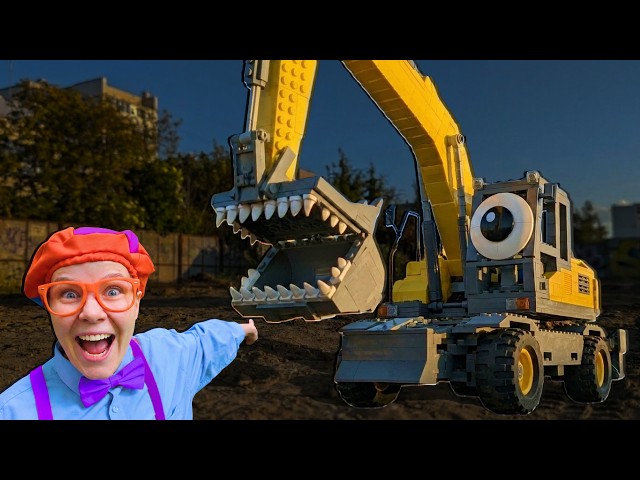 LEGO Excavator SONG by Blippi in real life! Story by BUZZ NIK I'm an Excavator! Excavator eater SONG