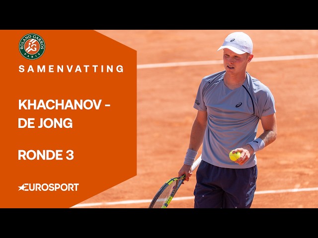 HISTORISCHE PARTIJ VOOR JESPER DE JONG | Roland Garros 2026 | Samenvatting Ronde 3