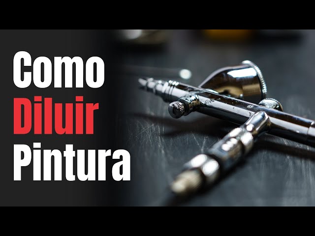 How to thin acrylic paint for airbrushing