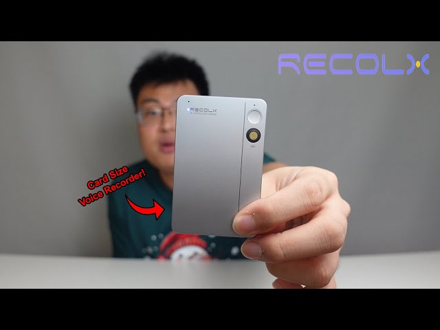 Recolx Tap AI Voice Recorder Review — 30hr Recording + GPT-5 Transcription (112 Languages!)
