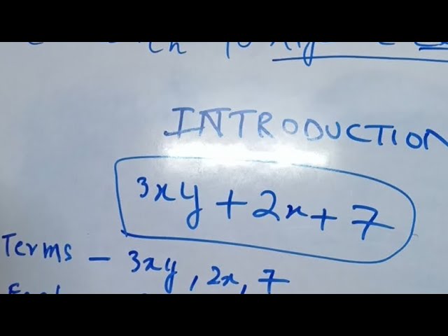 Class 7 - Chapter 10 - Algebraic expressions - NCERT CLASS 7TH Maths