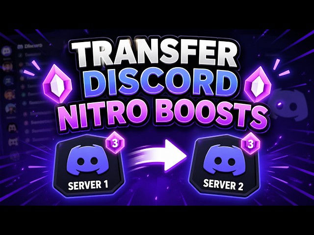 How To Transfer Discord Nitro Boosts From One Server To Another