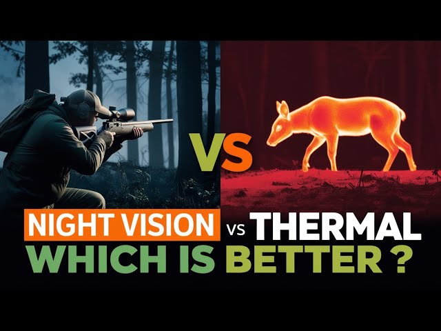 Night Vision Scopes VS  Thermal Imaging Which Is Better For Hunting?" Details Comparison.
