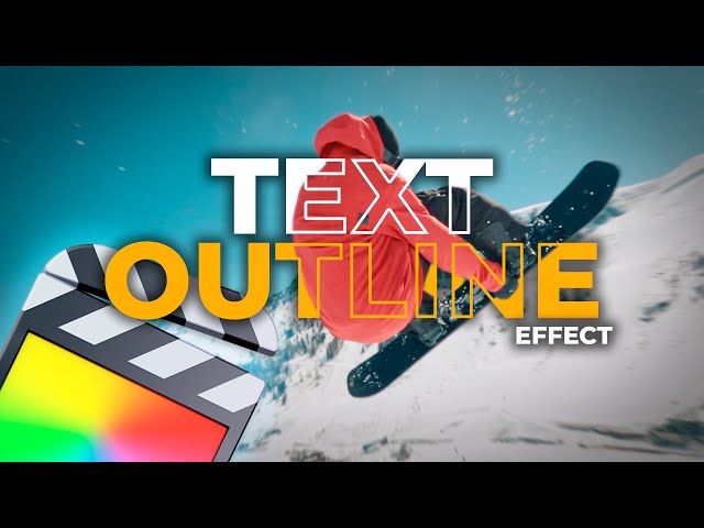 TRENDING Text Outline Effect (So EASY in Final Cut Pro)