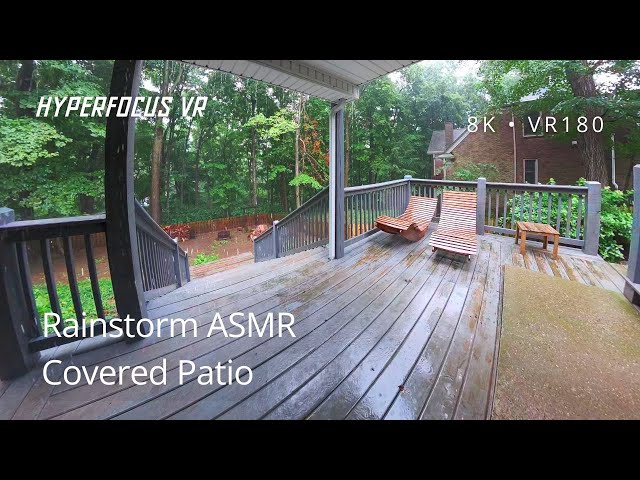 Relaxing Thunderstorm ASMR | 8K 60FPS VR180 3D