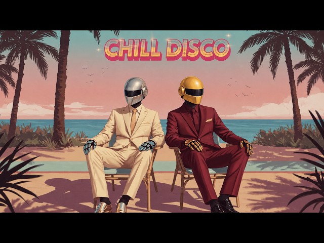 Daft Punk Inspired Chill Disco 🌴 Sunset Funk Grooves for Summer Nights & Ocean Breeze