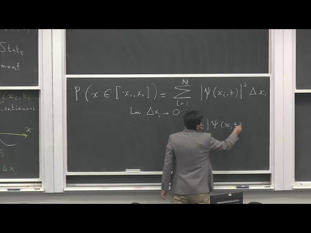 Modern Physics (2018) - Lecture 11 - Probabilistic interpretation of wavefunction