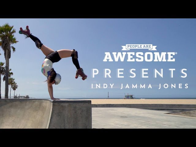 People Are Awesome Presents: Indy Jamma Jones | Roller Skating