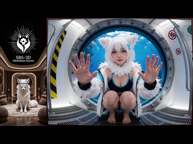 Hand hypnosis meditation room | 180°VR ASMR 4K SBS-3D
