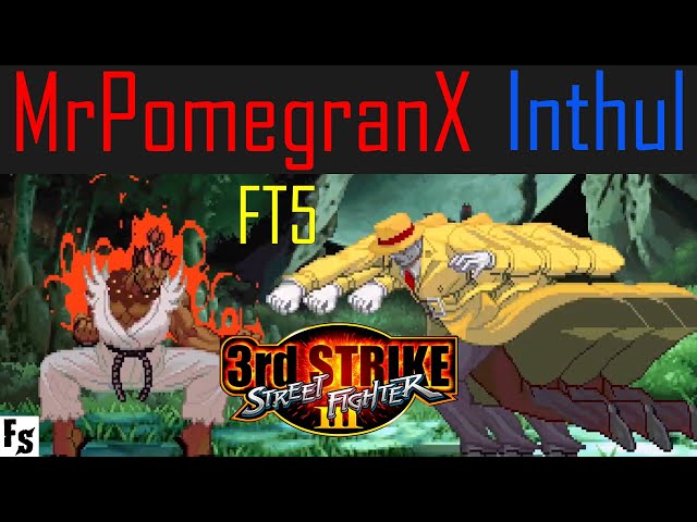 Street Fighter III: Third Strike - MrPomegranX [Gouki] vs Inthul [Q] (Fightcade FT5)