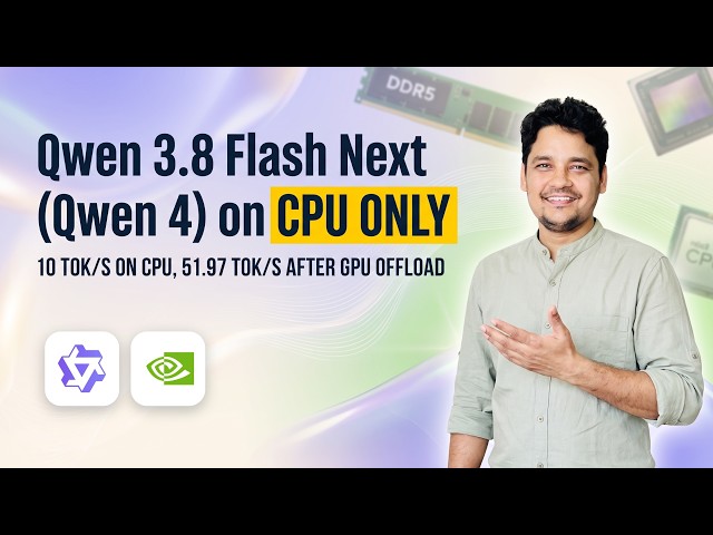 I Ran Qwen 3.8 Flash Next (Qwen 4) on CPU Only