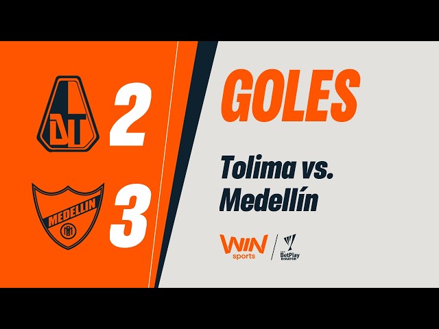 Tolima vs. Medellín (goles) | Liga BetPlay Dimayor 2026-2 | Fecha 3