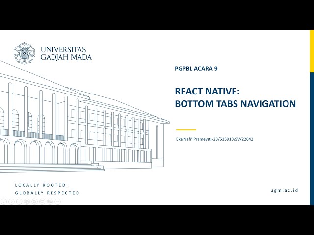 REACT NATIVE BOTTOM TABS NAVIGATION