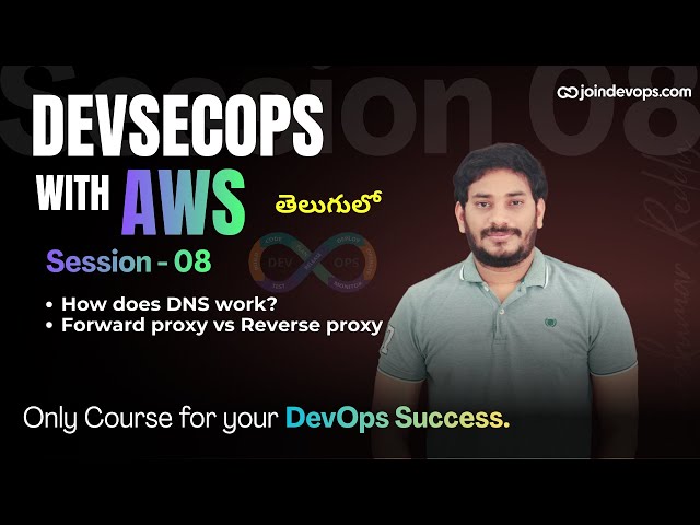 🔥 Session 08 - DevSecOps with AWS - Batch 88S | 2026 | Sivakumar Reddy M | JoinDevOps