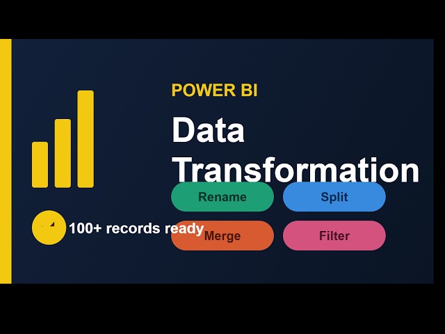 Power BI Power Query Tutorial (Hindi) — Data Cleaning Step by Step | 100+ Records