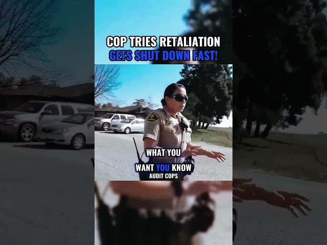 Cop Tries Retaliation – Gets Shut Down Fast! - First Amendment Audit Smackdown #cops #copsowned