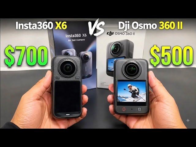 DJI Osmo 360 II Vs Insta360 X6 Full Comparison | Pro's & Con's : Which 360 Camera Actually You Buy?