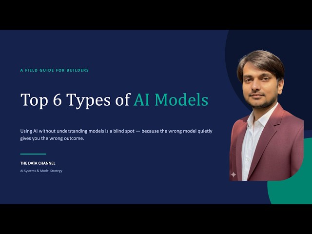 AI Models Explained: The 6 Types Everyone Should Know