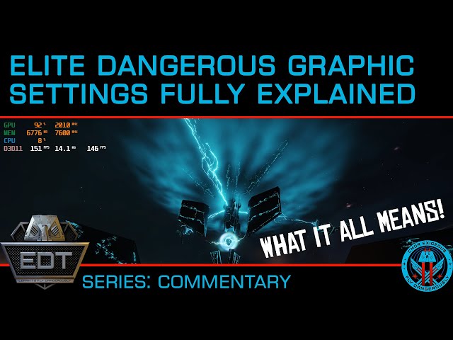 ALL Graphics Settings in Elite Dangerous FULLY Explained! (Ultra, High, Medium, Low, VR, 4K, 8K)