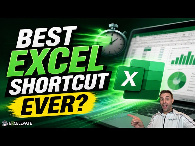 Best Excel Shortcut Ever?