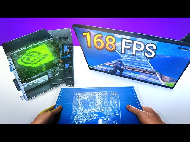 I Built The Fastest Possible $100 Gaming PC For Fortnite