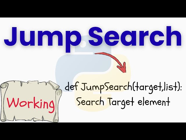 Python Jump Search Algorithm Explained | Step-by-Step Tutorial for Beginners