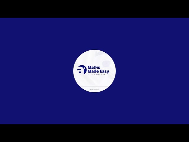 A² Maths Made Easy Academy. is live