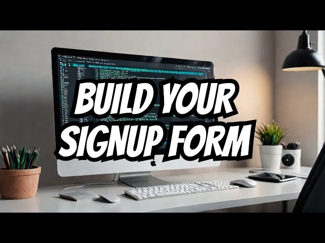 MERN Stack User Registration Tutorial | Build & Secure Signup Form Fast!