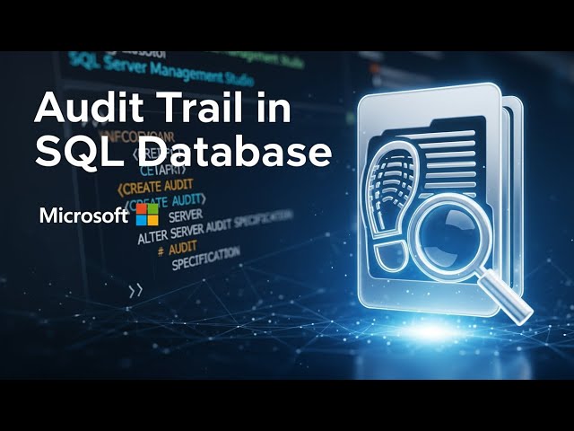 🔍 Audit Trail in Microsoft SQL Server | Complete Guide for Auditors (MCA Rule 11(g) Explained)