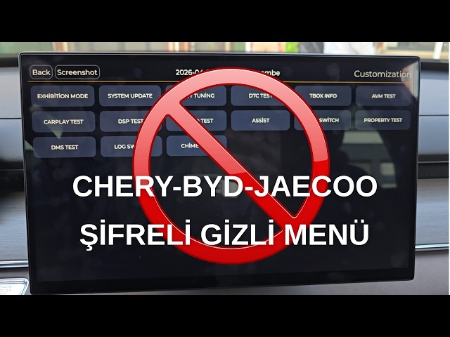 New Chery, BYD, Jaecoo Opening Hidden Menu (Engineering Menu), ADB Switch
