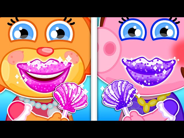Little Lion | Glitter Lollipops | Cartoons | Video for Kids