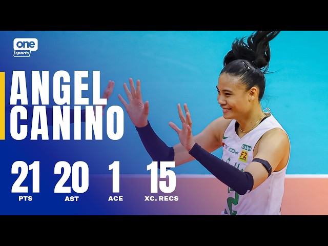 Doble-doble de Angel Canino 🔥 para DLSU vs. AdU | Voleibol femenino de la temporada 88 de la UAAP
