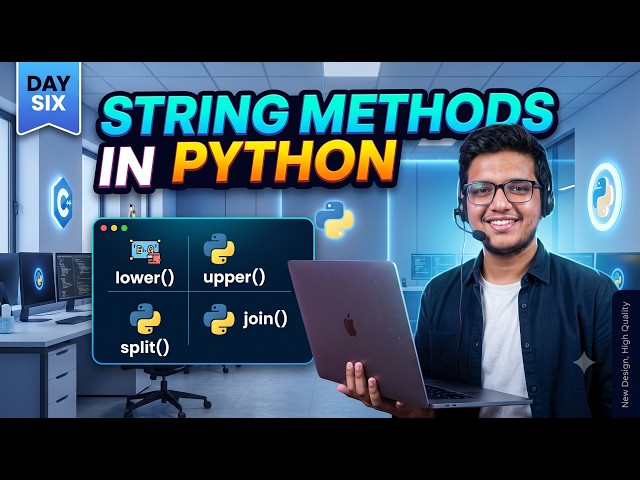 Python Day 5: String Operations Explained with Examples | Vidhya Gain
