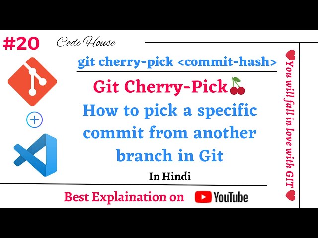 Git cherry-pick 🍒 | How to pick a specific commit from another branch in Git | Mastering Git