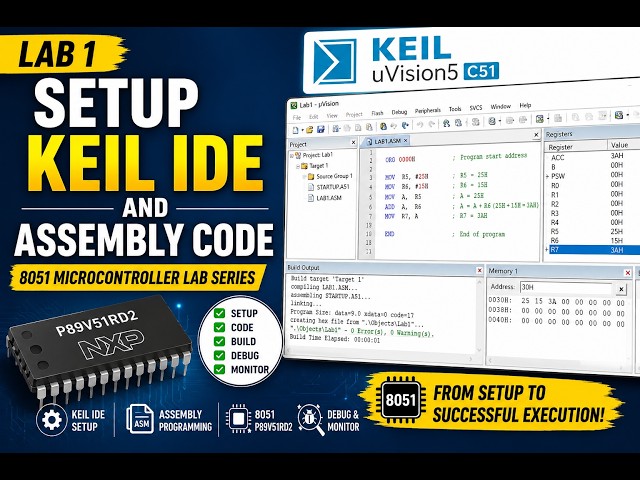 Lab 1: Setup KEIL IDE and Assembly Code