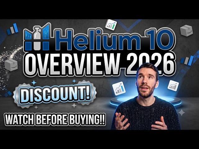 helium 10 overview - tutorial - demo (+ discount code -25% OFF)