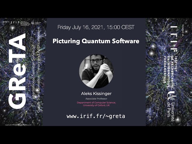 GReTA seminar #16: "Picturing Quantum Software"
