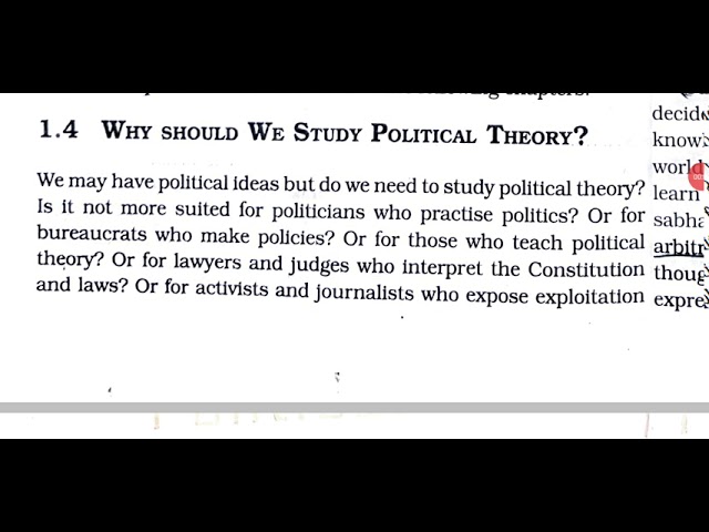 Class 11th Political Theory Chapter 1.4