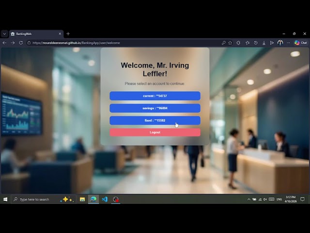 Full Banking System Project (Spring Boot + Angular + Docker) | Live Demo 🔥