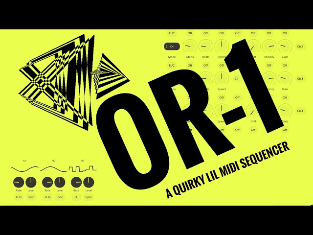 Free for iPad & Silicon Mac: OR-1 AUv3 Generative Midi Sequencer // Walkthrough