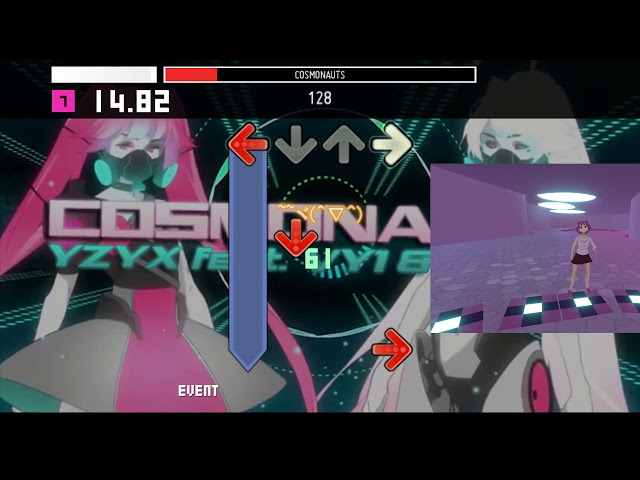 VR DDR Test 2: Jump Up Super Star!, COSMONAUTS - YZYX, Electric Angel (Remix) - VNane