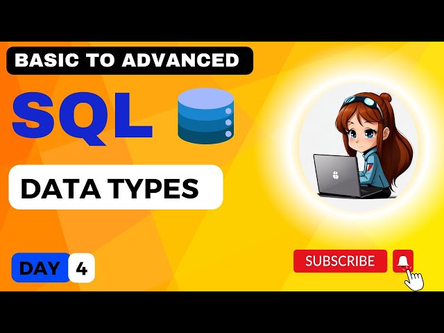 Data Types | SQL Tutorial 2025 | Day 04