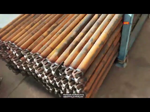 Ringlock Scaffold Stringer Manufacturing - EN12810 STD Ring System Horizontal Export to Europe