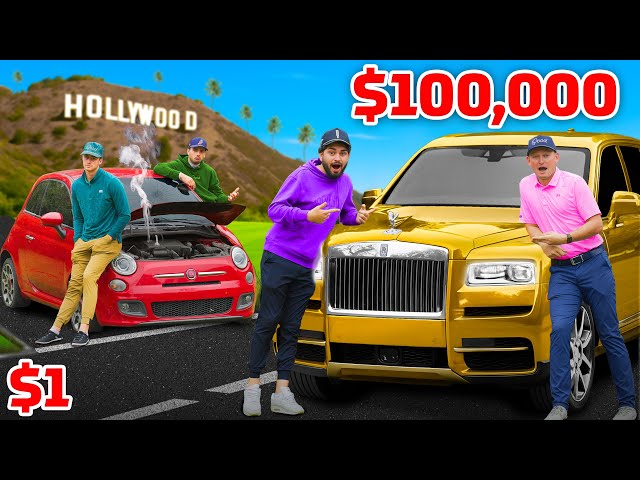 $1 vs $100,000 Golf Road Trip