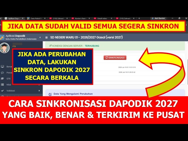 HOW TO PROPERLY SYNC THE DAPODIK 2027 APP AND SUBMIT DATA TO THE CENTRAL SERVER