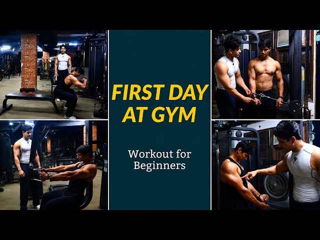First Day at Gym | Workout for Beginners