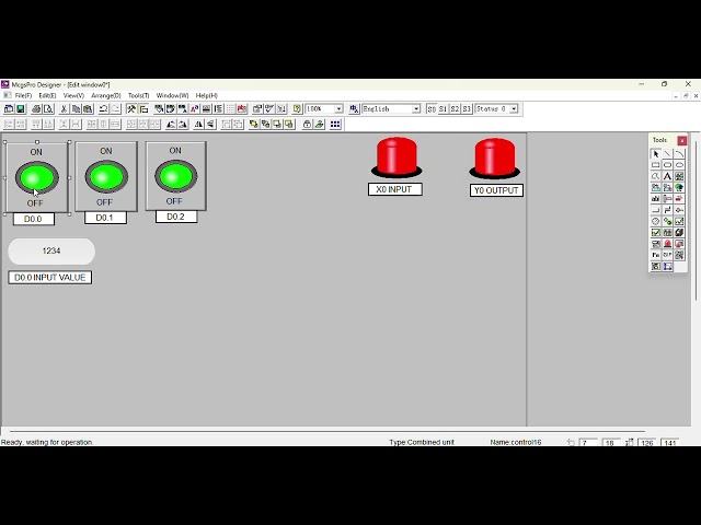 MCGS HMI MODBUS INPUT OUTPUT ADRESSING