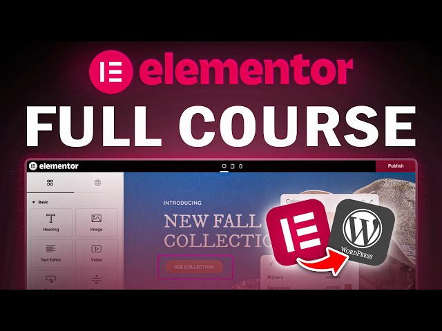 Elementor Tutorial for Beginners 2026 | Build Sites Fast